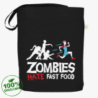 Сумка шоппер  Zombies hate fast food