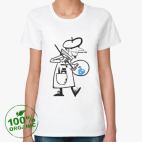 Женская футболка органик