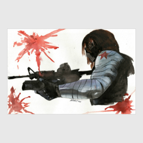 Постер с принтом The Winter Soldier