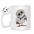 Кружка с футбольным мячиком