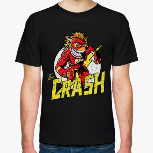 Футболка с принтом Crash x Flash