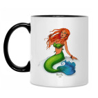 Кружка двухцветная