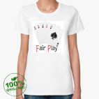 Женская футболка органик