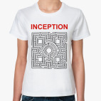 Классическая женская футболка  Начало/Inception