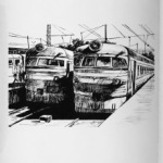 Электропоезда. Железная дорога