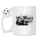 Кружка с футбольным мячиком