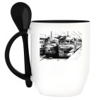 Кружка с ложкой