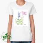 Женская футболка органик