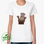 Женская футболка органик