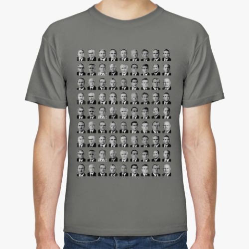 Футболка с принтом Политбюро СССР паттерн