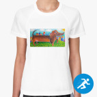 Женская спортивная футболка