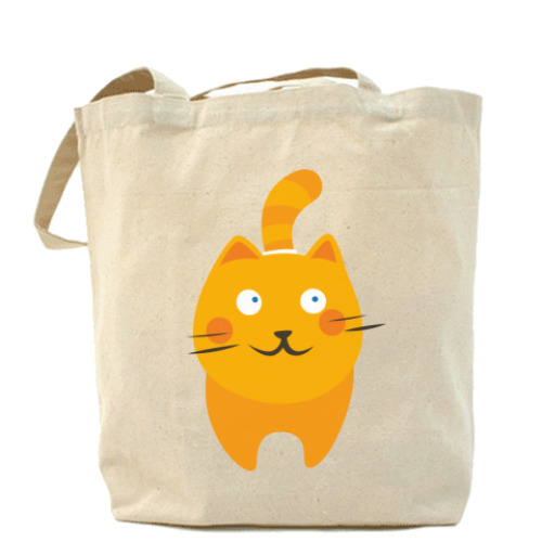 Сумка шоппер с принтом ORANGE CATS