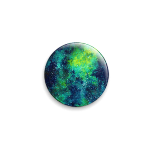 Значок 25мм с принтом Космос
