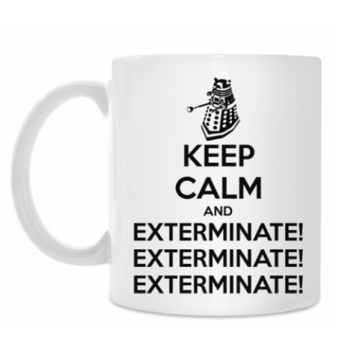 Кружка с принтом KEEP CALM and DOCTOR WHO