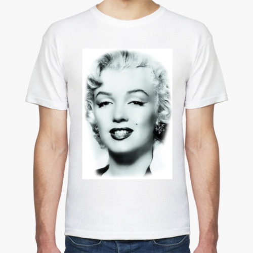 Футболка с принтом футболка м Мэрилин Монро