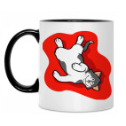 Кружка двухцветная