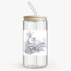 Банка с бамбуковой крышкой