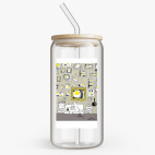 Банка с бамбуковой крышкой