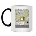 Кружка двухцветная