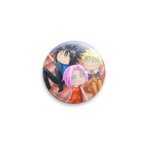 Значок 25мм с принтом 'Happy new year'