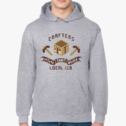 Толстовка худи с принтом Minecraft