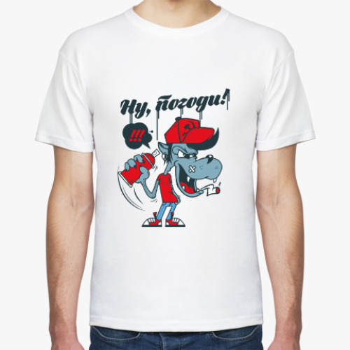 Футболка с принтом Ну, погоди!