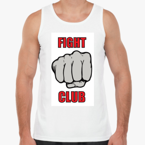 Майка с принтом Fight club