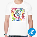 Мужская спортивная футболка