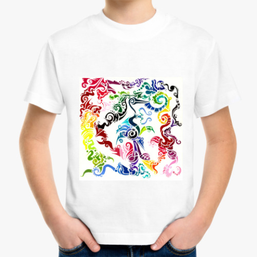 Детская футболка с принтом art