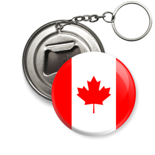 Брелок-открывашка с принтом Канада, Canada