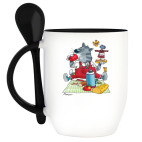 Кружка с ложкой