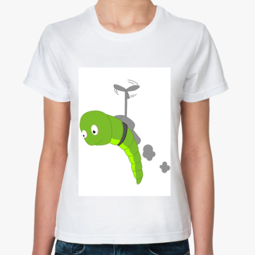 Классическая футболка с принтом быдыр