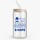 Банка с бамбуковой крышкой