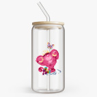 Банка с бамбуковой крышкой