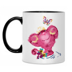 Кружка двухцветная