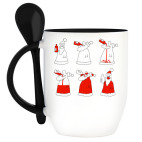 Кружка с ложкой