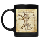 Кружка цветная UV-DTF