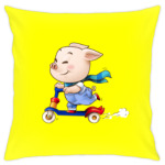 Хрюндель на самокате