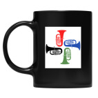 Кружка цветная UV-DTF