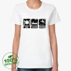 Женская футболка органик