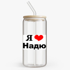 Банка с бамбуковой крышкой