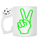 Кружка с футбольным мячиком