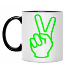 Кружка двухцветная