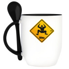 Кружка с ложкой