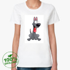 Женская футболка органик