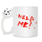 Кружка с футбольным мячиком