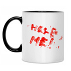 Кружка двухцветная