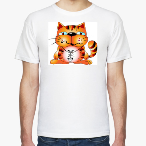 Футболка с принтом cat