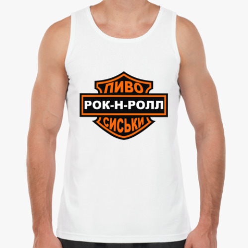 Майка с принтом Рок н Ролл