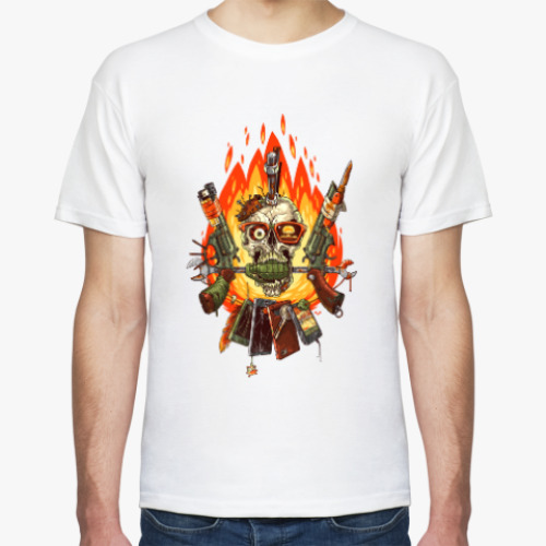 Футболка с принтом Череп